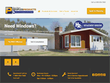 Tablet Screenshot of peoplesproducts.com
